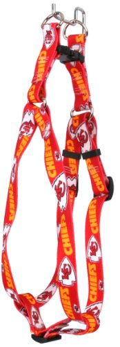

Yellow Dog Design Kansas City Chiefs Licensed NFL Step-In Dog Harness