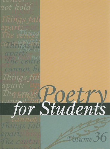 Poetry for Students: Presenting Analysis, Context, and Criticism on Commonly Studied Poetry by Sara Constantakis 
			
			
		
		
		
       	 
       		
       			(Editor),