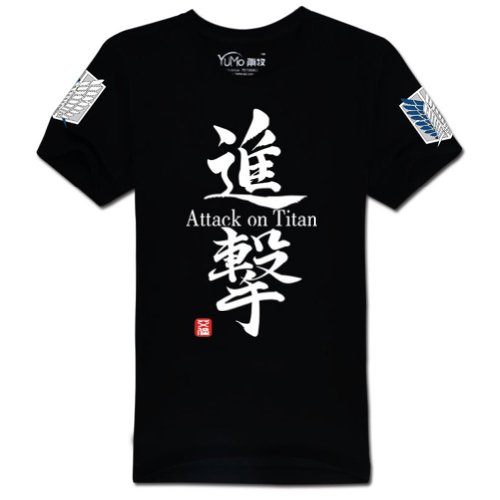 F&C Attack on Titan (Shingeki No Kyojin) Anime T-shirt Cosplay Unisex Costume