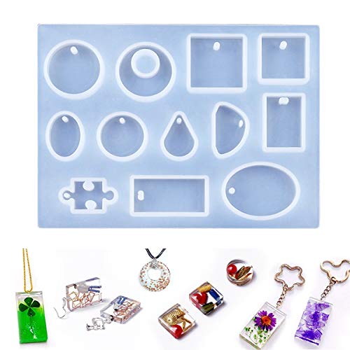 Algopix Similar Product 4 - Jeteven Jewelry Casting Mold 12 Designs