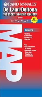 Rand McNally De Land/Deltona City Map: Western Volusia County Florida
