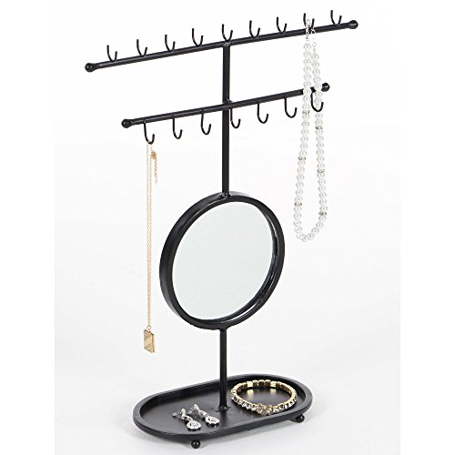 Algopix Similar Product 6 - Benzara Groovy Black Mirror Jewelry