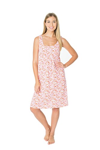 Baby Be Mine Maternity Nursing Gown Sleeveless Nightgown Pregnancy (Large, Sophie)