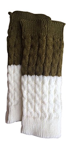 Lucky Love (TM) Reversible, Double Sided Boot Cuffs for Women, Cute Boot Toppers