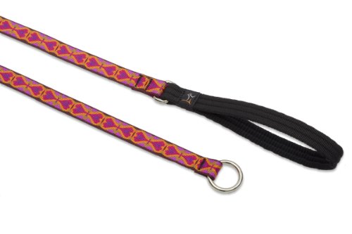 

Lupine Slip Lead for Medium and Larger Dogs, 3/4-Inch Wide by 6-Feet Long, Heart 2 Heart