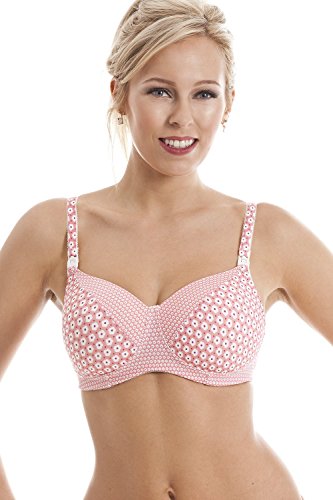 Royce Lingerie Womens Ladies Coral Poppy Non Wired Nursing And Maternity Bra