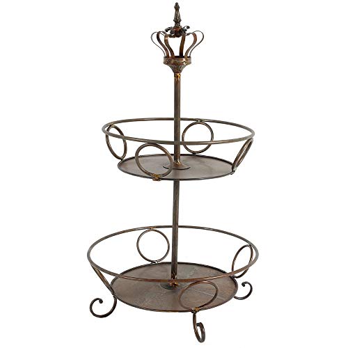 Algopix Similar Product 5 - Benzara BM165439 Brown Antique 2Tier