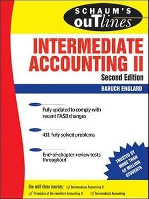 Schaum's Outline of Intermediate Accounting II, Second Edition (Schaum's Outline Series)