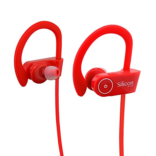 Silicon Devices® Wireless Bluetooth Earbuds for Running - Sports Sweatproof Workout Headphones