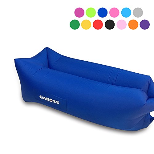 GABOSS Inflatable Waterproof Lounger for Camping, Beach, Park, Backyard