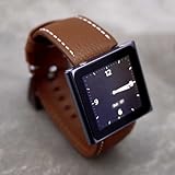 Ipevo CSSX-01IP-BWN Chrono Leather Strap for iPod Nano 6G - Brown