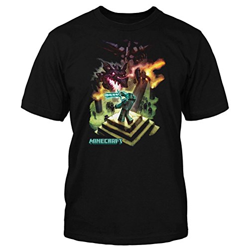 Minecraft Men's Enderdragon With Logo T-Shirt