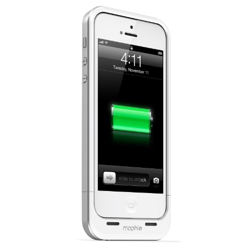 【日本正規代理店品】mophie+juice+pack+air+for+iPhone+5+ホワイト+MOP-PH-000031