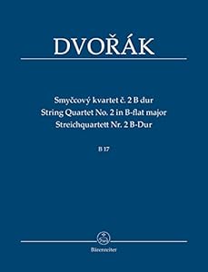 String Quartet No.2 in B-flat major, B.17: Study score