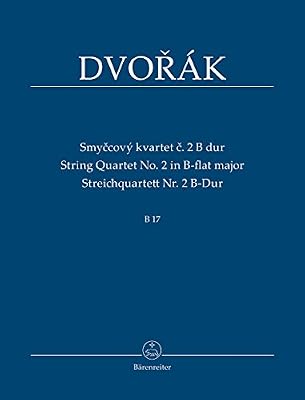 String Quartet No.2 in B-flat major, B.17: Study score