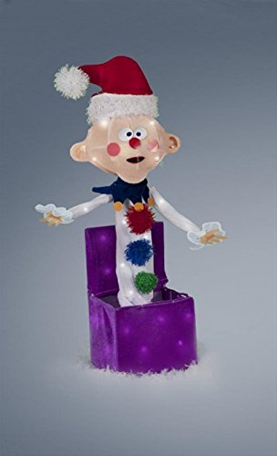 Rudolph the Red Nosed Reindeer Island of Misfit Toys-Charlie in the Box Christmas Tinsel Decoration