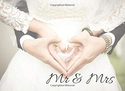 Mr & Mrs: Unique Wedding Gifts Personalized For The Couple Under $20 - Paperback Guest Book For Weddings
