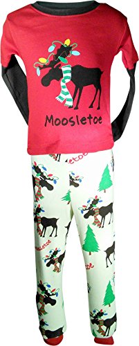 Moosletoe-Moose Kid's PJ Set by Lazy One
