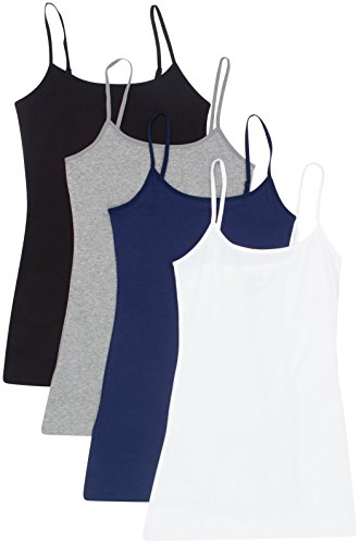 4 Pack: Active Basic Cami Tanks in Many Colors