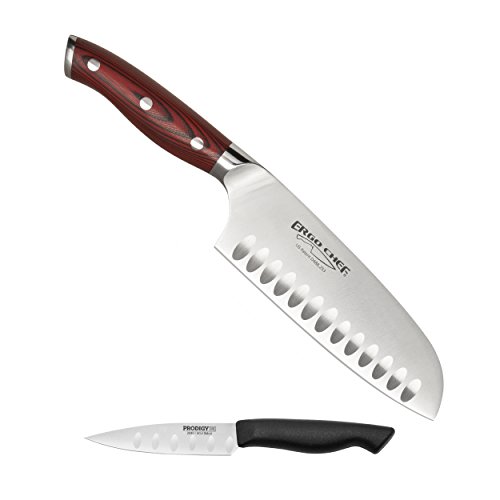 Algopix Similar Product 13 - 6 inch Santoku Crimson Series with free