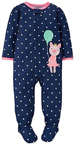 Carter's Baby Girls' Print Footie (Baby) - Piggy
