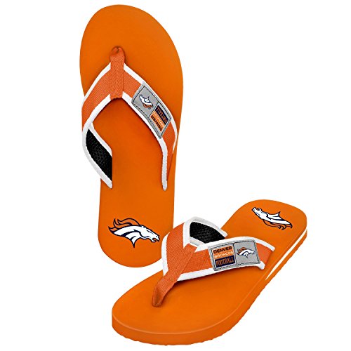 

2015 NFL Football Mens Locker Label Contour Beach Summer Sandal Flip Flops