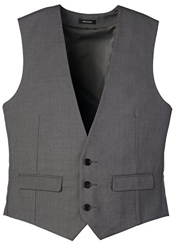 Ruth&Boaz Men's 2Pockets 3Button Business Suit Vest