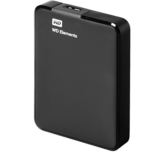 Western Digital Elements - Disco duro externo de 2 TB (USB 3.0), negro