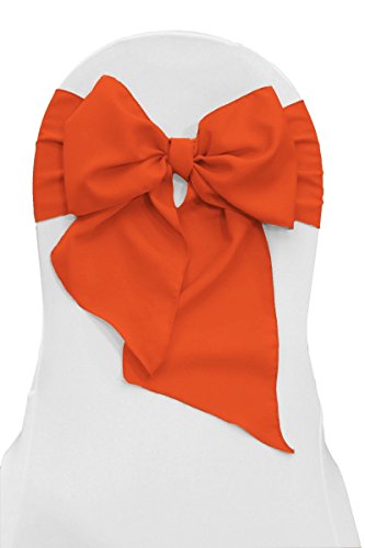 Algopix Similar Product 2 - LA Linen Polyester Poplin Chair Bow