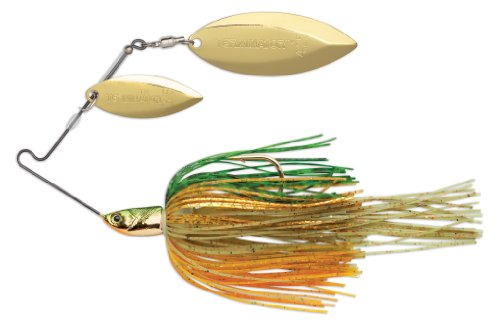 Terminator T1 Spinnerbait-Willow/Willow ,Gold/Gold Blade (Perch, 3/8-Ounce)
