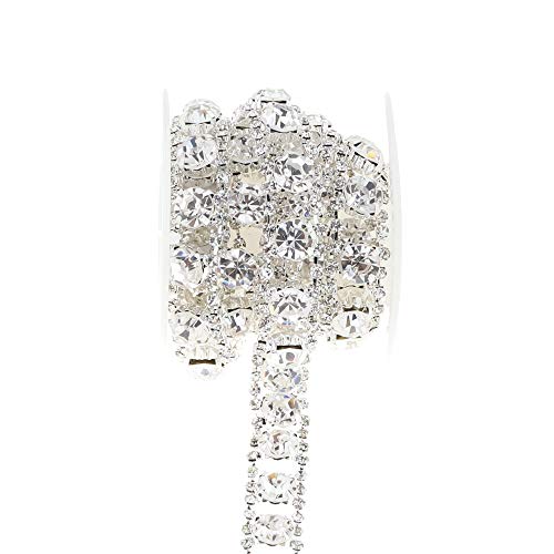 Algopix Similar Product 2 - LQueen 1 Yard Rhinestone Trim Handmade