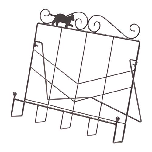 Algopix Similar Product 2 - Whimiscal Cat Cookbook Holder by Home