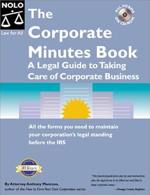 The Corporate Minutes Book