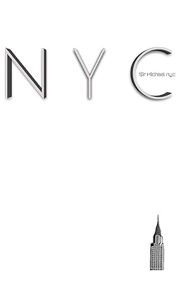 NYC iconic chrysler building white $ir Michael designer blank journal limited edition: NYC chrysler building white $ir Michael designer blank journal