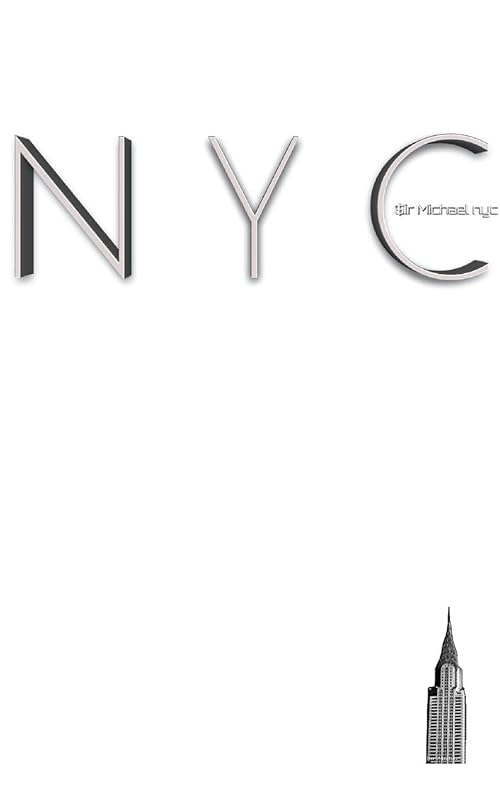 NYC iconic chrysler building white $ir Michael designer blank journal limited edition: NYC chrysler building white $ir Michael designer blank journal by Sir Michael Huhn