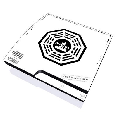 

Dharma Design Skin Decal Sticker for the Playstation 3 PS3 SLIM Console