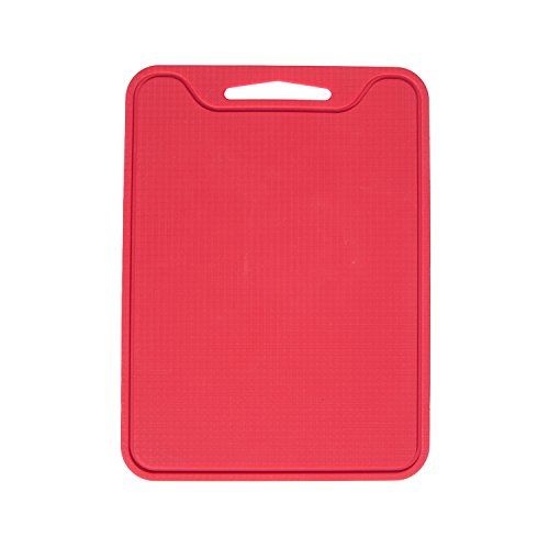 Unicook Flexible Silicone Cutting Board-Red,Non Slip, Sturdy,Food Grade,Non-toxic!