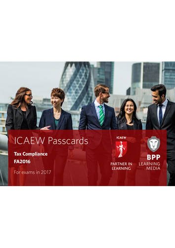 ICAEW Tax Compliance: Passcards by BPP Learning Media