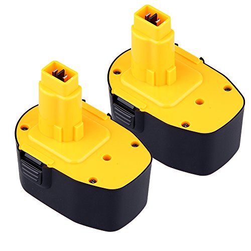 URPOWER® 2 Pack 3.0Amp 14.4V Ni-Mh Extended Power Tools Battery for DeWalt DC9091 DW9091 DW9094 DW 9094 DC 9091 DE 9038 DE 9091 DE 9092 DC Series 14.4 Volt XRP