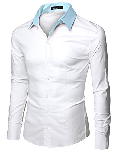 Doublju Men Premium Long Sleeve Shirts Collection