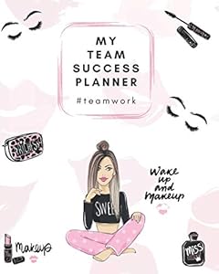 My Team Success Planner #teamwork: Team Leader 12-Month Planner - Team Member Records - Goal Setting (The Lash Lady) by Designed For You