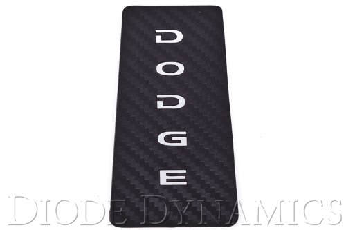2008-2014 Dodge Challenger Carbon Fiber Door Pull Plate, CF Aluminum/Black, Dodge