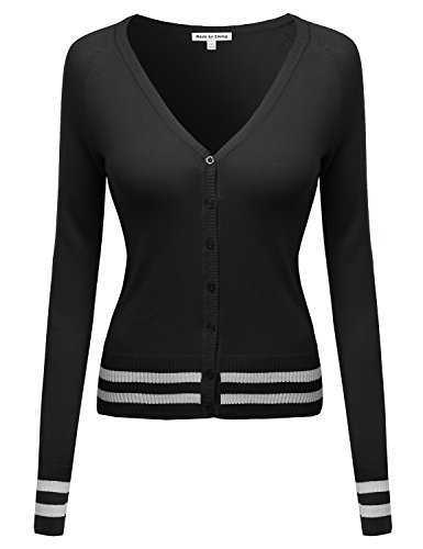 MBE Women's Basic Solid Cardigan with Various colors