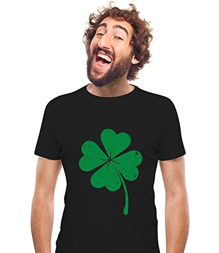 Four-Leaf Clover - Saint Patrick's Day Irish Shamrock Men's T-Shirt