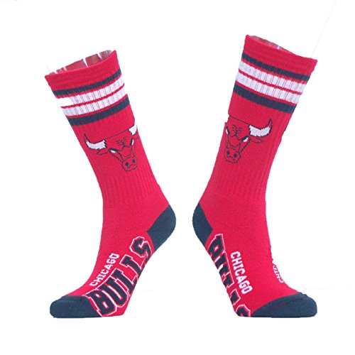 For Bare Feet NBA 4 Stripe Deuce Crew Men Socks