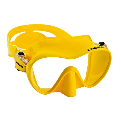 Cressi Scuba Diving Frameless Mask - Yellow