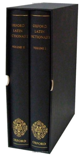 Oxford Latin Dictionary by Oxford Dictionaries
