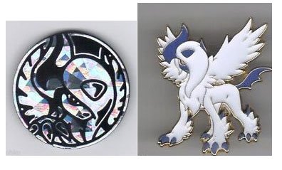 Absol EX Coin & Pin from the Pokemon Trading Card Game (Large Size)