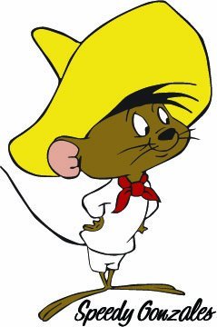 Speedy Gonzales Decal is 5