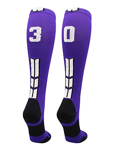 Algopix Similar Product 17 - MadSportsStuff Player Id Number Socks